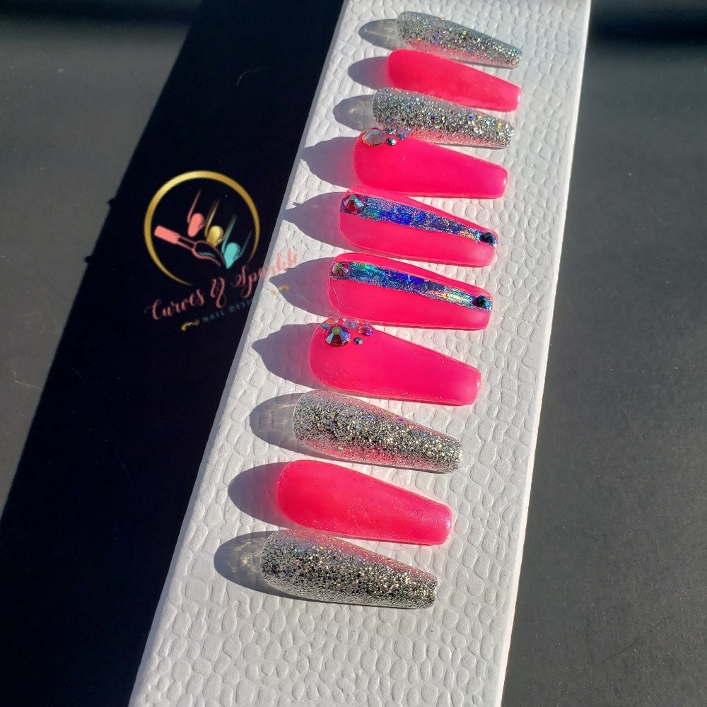 Crystal Princess | Reusable Press-On Nails - Picture 3 of 7
